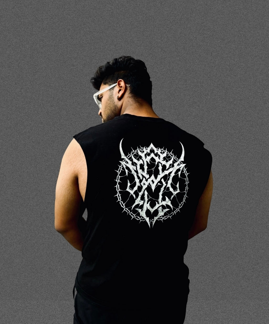 DEMON- Sleeveless gym tee