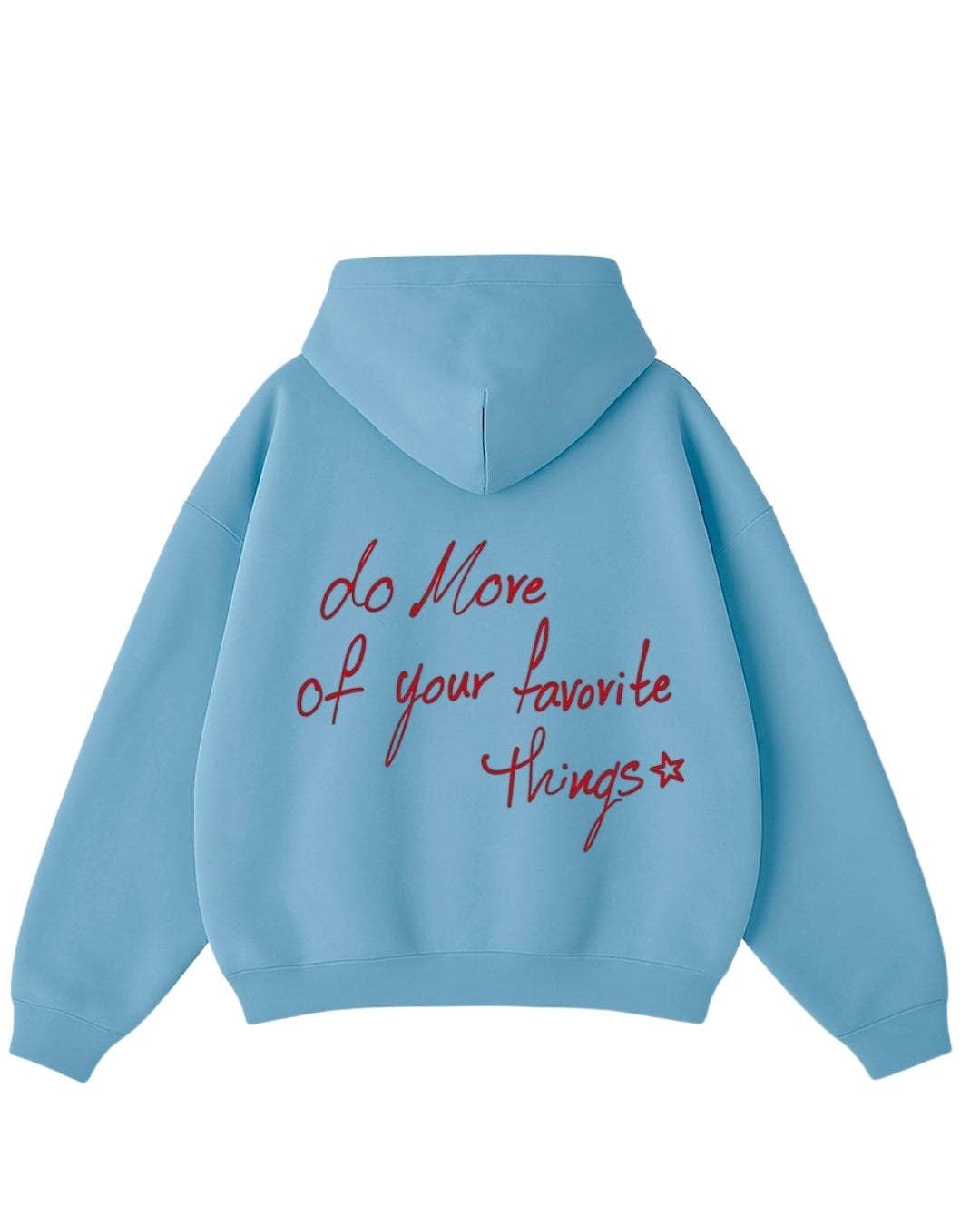 Favourite things-skyblue hoodie