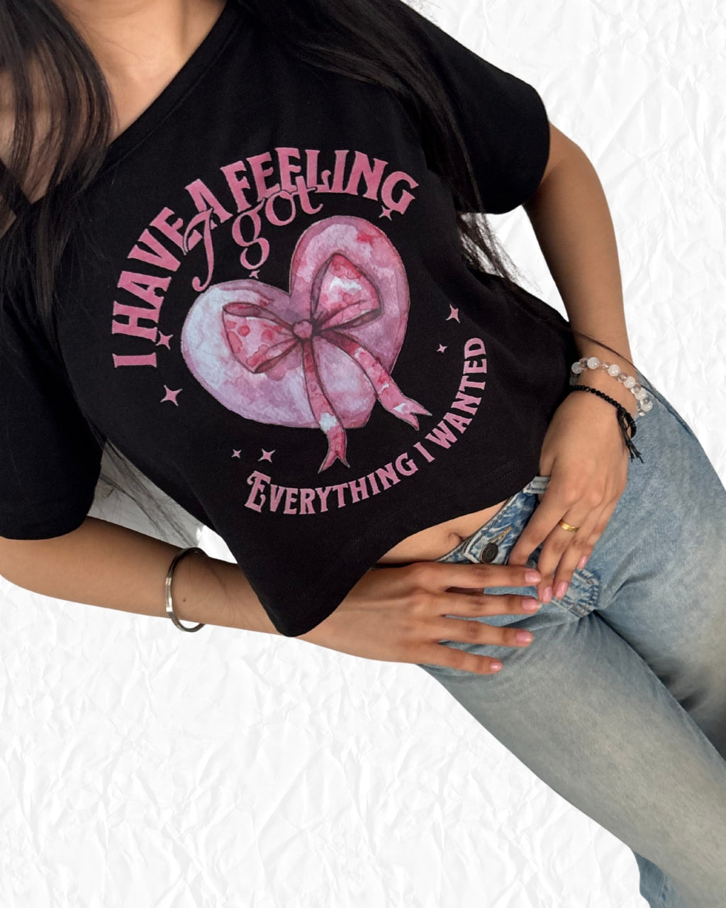 Delulu Diaries - Asymmetrical neck T-shirt Elsewhere