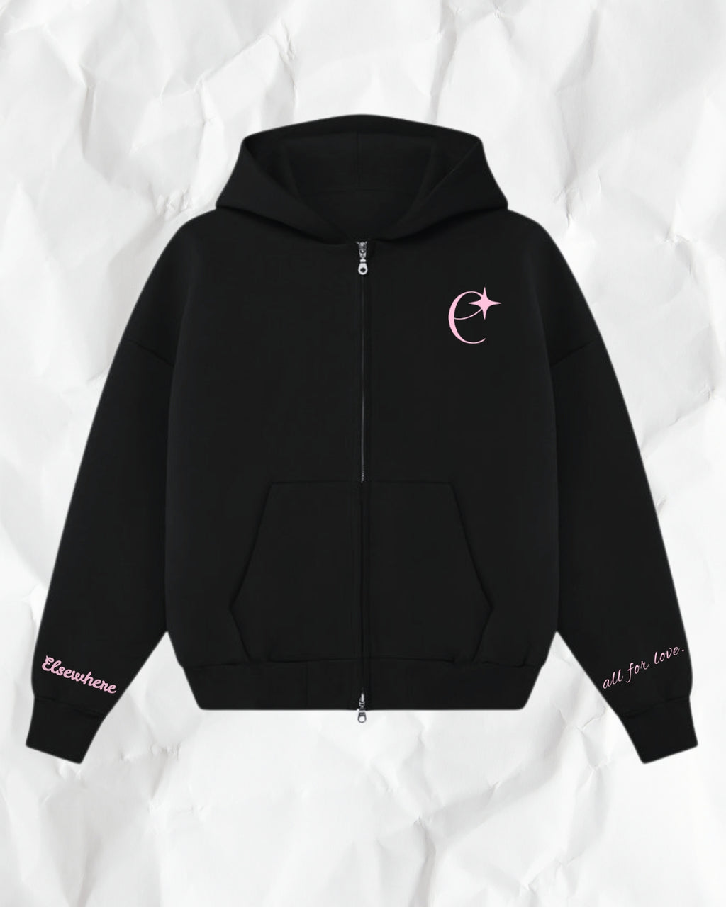 LOVE- Zipper Hoodie