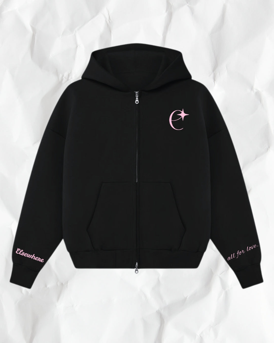 LOVE- Zipper Hoodie