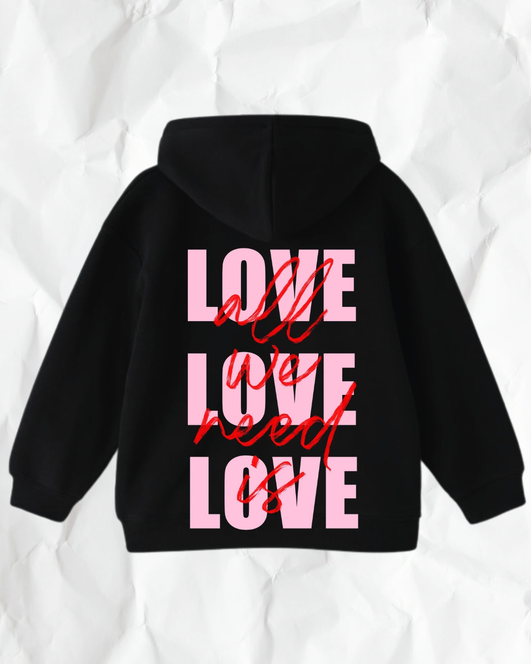 LOVE- Zipper Hoodie