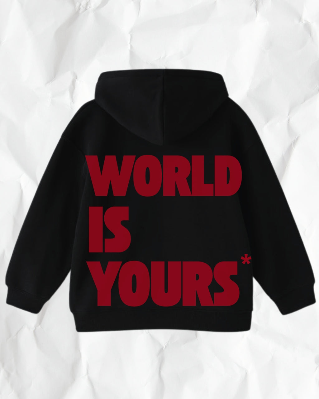 Dream Big (Red)- Zipper Hoodie
