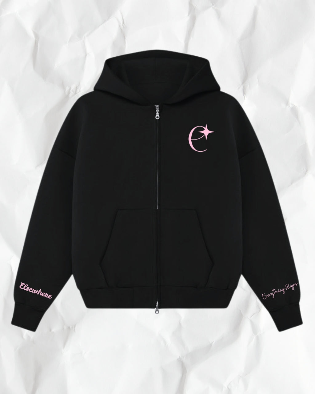 Everything aligns-Zipper Hoodie