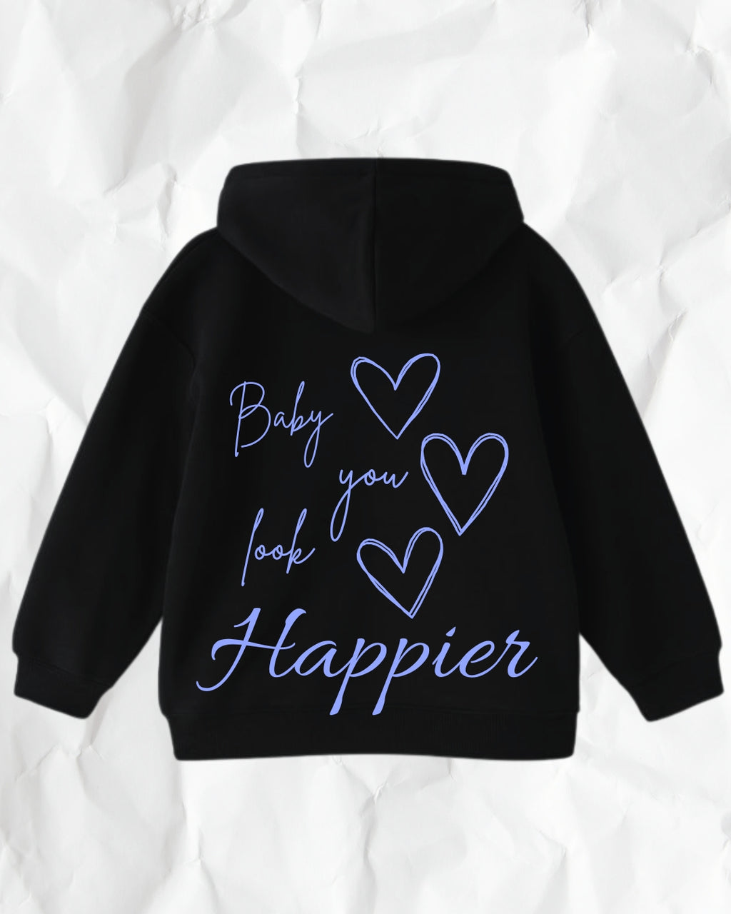 Happier-Zipper Hoodie