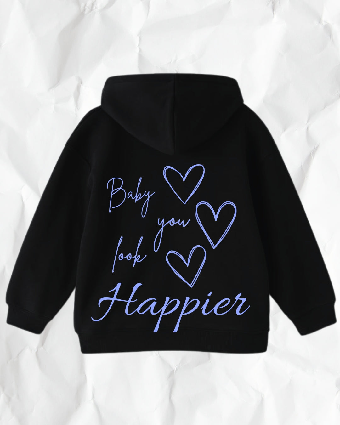 Happier-Zipper Hoodie