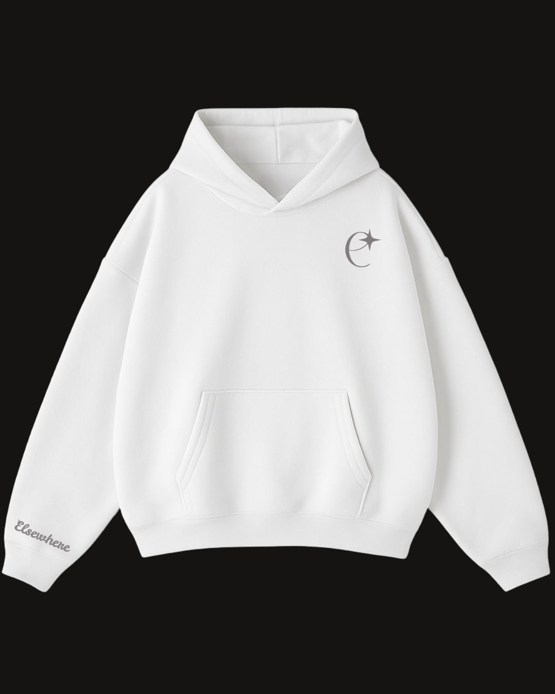 All we have is now- white hoodie