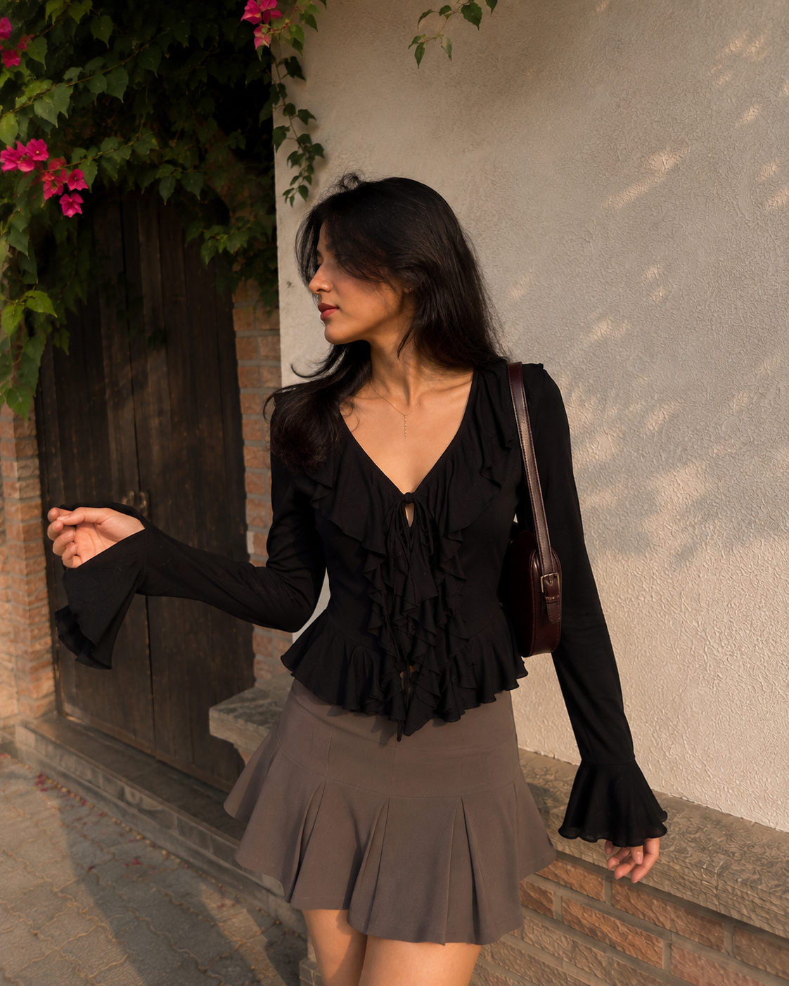 After Dark -Ruffle top Elsewhere Club