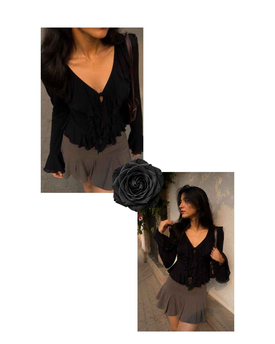 After Dark -Ruffle top