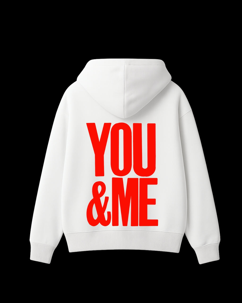 YOU n ME- white hoodie
